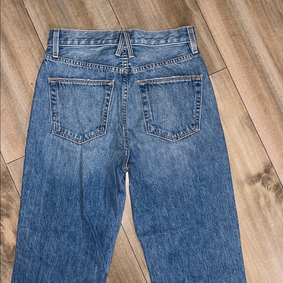 REVOLVE SLVRLAKE London Gimme Shelter Distressed Knee Straight leg Jeans Size 26 - Picture 7 of 9